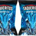 Taqueritos Dragon Ice, Spicy Rolled Corn Tortilla Chips, 8 oz (Pack of 2)
