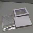 Golden State Art, Pack of 25 White Pre-Cut 5x7 Picture Mat