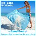 Vikumond Thin Turkish Beach Towel Lightweight Soft Cotton Extra Large XL Oversized Sand Free Sandproof Absorbent Quick Dry Towels Cloud Bath Pool Travel Compact Essentials Accessories for Adult Gifts