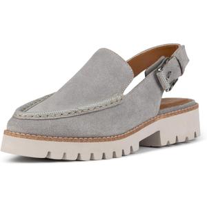 Donald Pliner Womens Essex Slingback Loafers for Women - Comfortable Womens Shoes with EVA Lug Sole, Slingback Shoes (10, Dove - Suede)