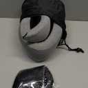 Travel Neck Pillows for Airplanes - 360 Ergonomic Memory Foam Travel Pillow - Relief Neck Pain with Breathable Support for Long Flights, Car, Train & Office Use - Adults & Kids (Gray)