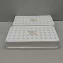 Under Sink Organizers and Storage Bathroom 2Pack, 2 Tier Kicthen Cabinet Basket Organizer, with Hooks, Hanging Cup, Dividers, Handles, Multi-purpose Under Sink Shelf Organizer, White