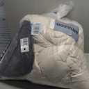 Litanika Full Size Comforter Sets Beige, 3 Pieces Lightweight Bedding Comforter Sets, Down Alternative Comforter Fluffy Bed Set Gift Choice