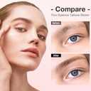 20 Sheets Eyebrow Tattoo Waterproof Eyebrow Sticker, 4D Hair Like Natural Fake Tattoo Eyebrows Peel Off Instant Transfers Brows Shaper Eyebrow Makeup Sticker for Women Girls,Natural Brown
