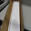 White Floating Shelves for Wall Decor, 32 in Shelf with Lip Set of 2, 31.5in