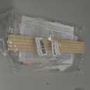 Basumee Headband Holder and Organizer for Hair Accessories - Display and Storage for Girls' Hair Hoops, Headbands, Home Decor (White Flower)