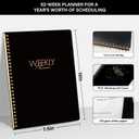 Weekly Appointment Planner with Hourly Schedule,Priorities & Habit Tracker Organizer,7.5"10" for Office,School,Family