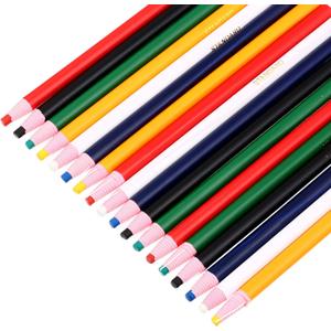 Outus 24 Pieces Color Grease Pencil Peel-off China Markers Grease Pencils Crayons Marking Wax Pen for Coloring Drawing Marking on The Glass Garments Metal Porcelain Fabrics Film Paper