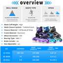 MammyGol Adjustable Inline Skates for Kids Boys Girls Youth Blades Roller Skates with Light up Wheels Ages 4-16