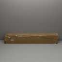 TONIAL1 Inch Double Curtain Rods 140 to 195 Inches, Heavy Duty Decorative Long Drapery Rod for Windows 128 to 190 Inches (5.75 to 11.7 ft) with Classic Cap Finial, Black