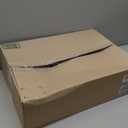 Samsill 4 Inch 3 Ring Binder, Economy Round Ring, Clear View Cover, 675 Sheet Capacity - for School, Home, Office - Black (1-Pack)