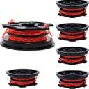 753-1156 0.095" 18ft Dual Trimmer Line Compatible with MTD 791-180120 753-1223 953-1156 753-1156 753-06707 49U1341L063 49U3578P953 Troy-Bilt TB252S TB22EC Small Bump Heads (6 Pack)
