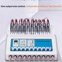 10 Channel Output Meridian Massager, Pulse Patch Device, acupoint Muscle Relaxation Massage