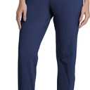 Women's Golf Joggers Pants with Belt Loops Stretch Travel Work Slacks Business Ankle Dressy Casual Sweatpants (Blue, S)