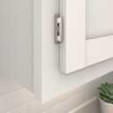 2 x Amerock Cabinet Hinge 3/8 inch (10 mm) Inset 𝙷inge Satin Nickel 2 Pack Self-Closing 𝐇inge Partial Wrap 𝗛inge Cabinet Door Ⲏinge