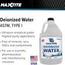 MAXTITE Type I Deionized Water Ultrapure Analytical Grade (4 Gallons) - ASTM/ACS Certified