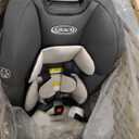Graco Slimfit 3-in-1 Convertible Car Seat, Slim Car Seat with Space-Saving Design, Highback Booster Seat with 10-Position Headrest, Rear Facing and Forward Facing Carseat, Darcie MFD: 4/18/2026