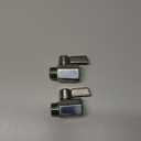 DERNORD 1/2" Stainless Mini Ball Valve Female x Male NPT Thread with Stainless Steel Handle Pack of 2