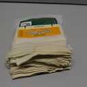 GSM Brands Fluorescent Light Diffuser Covers (Set of 4) Filters Light for Classrooms and Offices - Flame-Retardant Fabric (Soft White)