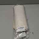 Rnivvi Silicone Coffee Mat, 12" x 19" Waterproof Raised Edge Coffee Bar Mats for Espresso Machine Station Accessories, Heat Resistant Dish Drying Pad for Kitchen Counter, Rubber Bar Decor Pad, Beige