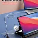 JSAUX USB C to Mini HDMI Cable 3FT (NOT HDMI), High Speed 4K Type C to Mini HDMI (4K@30Hz/2K@60Hz/1080P) Uni-Directional Cord Compatible with Portable Monitor, Steam Deck, Laptop, Phone, MacBook, iPad