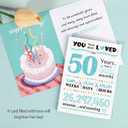 Suhctuptx 50th Birthday Gifts for Her 30th 40th 60th Birthday Gifts for Women 1975 1985 30 40 50 60 Year Old Happy Tote Bag