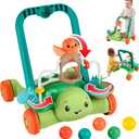 Fisher-Price Moves With You Turtle Walker Baby Push Toy