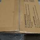 Besrey Kids Play Tent 2 in 1 with Padded Mat and Lights, Large Kids Playhouse with 2 Doors & 4 Windows, Indoor & Outdoor, Christmas Toddler Tent, 51" x35" x 51" (White)