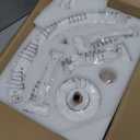 LEDIARY 20 Inch Low Profile Ceiling Fans with Lights and Remote, Dimmable Modern Fan Light(3000K-6000K), 6 Speed, Reversible, APP & Remote Control, Flush Mount Ceiling Fan for Bedroom, White