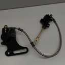 HIAORS Rear Brake Assembly Master Hydraulic Cylinder Caliper with Replaced Disc Brake Pad Coolster 15MM Wheel Axle for SSR 125cc 110cc Dirt Bike Pit Bike KLX BBR CRF TTR SDG 107 50cc 70cc Part