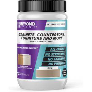 BEYOND PAINT - Furniture, Cabinets and More All-in-One Refinishing Paint Quart- Color: Linen
