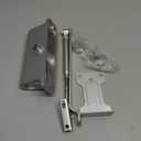 Automatic Door Closer, 3 Spring Hydraulic Closure Suitable for Residential and Light Commercial Use, Quiet and Soft Door Closer, Door Weights 99~143 Lbs Easy Install (Silver)