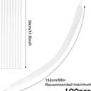 RUBFAC 260 White Long Balloons for Tying Arch, 100pcs Twisting Balloon for Garland Animals Modeling, Birthday, Wedding, Party Decorations