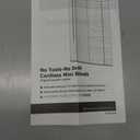 LazBlinds No Tools No Drill 1" Vinyl Mini Blinds, Cordless Blinds for Windows, Light Filtering Horizontal Window Blinds & Shades, 40" W x 64" H, White