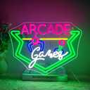 NEONLOVE Game Neon Sign Arcade Neon Signs For Wall Decor Gifts For Teen Boys Game Boy Claw Machine Led Lights For Gaming Room Bedroom Arcade Party Bar Pub Decoration Gamer Gifts