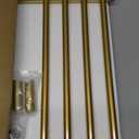 Electric Towel Warmers Radiator with Timer Gold, 140W Wall-Mounted & Freestanding Heated Towel Drying Rack with 11 Bars, 304 Stainless Steel Heated Towel Rail for Bathroom, Plug-in