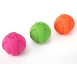 Hartz DuraPlay Ball Squeaky Latex Dog Toy, Medium 3 Pack