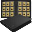 Top Loader Binder,Toploader Binder 9 Pocket for 324 Cards Storage,Hold 34 Toploaders.Trading Card Folders Collection Album,Card Holder.