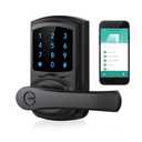 Hidalife Smart Door Lock with Handle, Keyless Entry Digital Lock with Keypad for Front Doors, Touchscreen, One-Touch Toggle, App Control