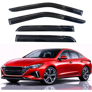 KPY Rain Guards Fit for 2020-2026 Hyundai Sonata, Out-Channel Window Visors Vent Wind Deflectors 4PC, Car Accessories for 20-26 Sonata