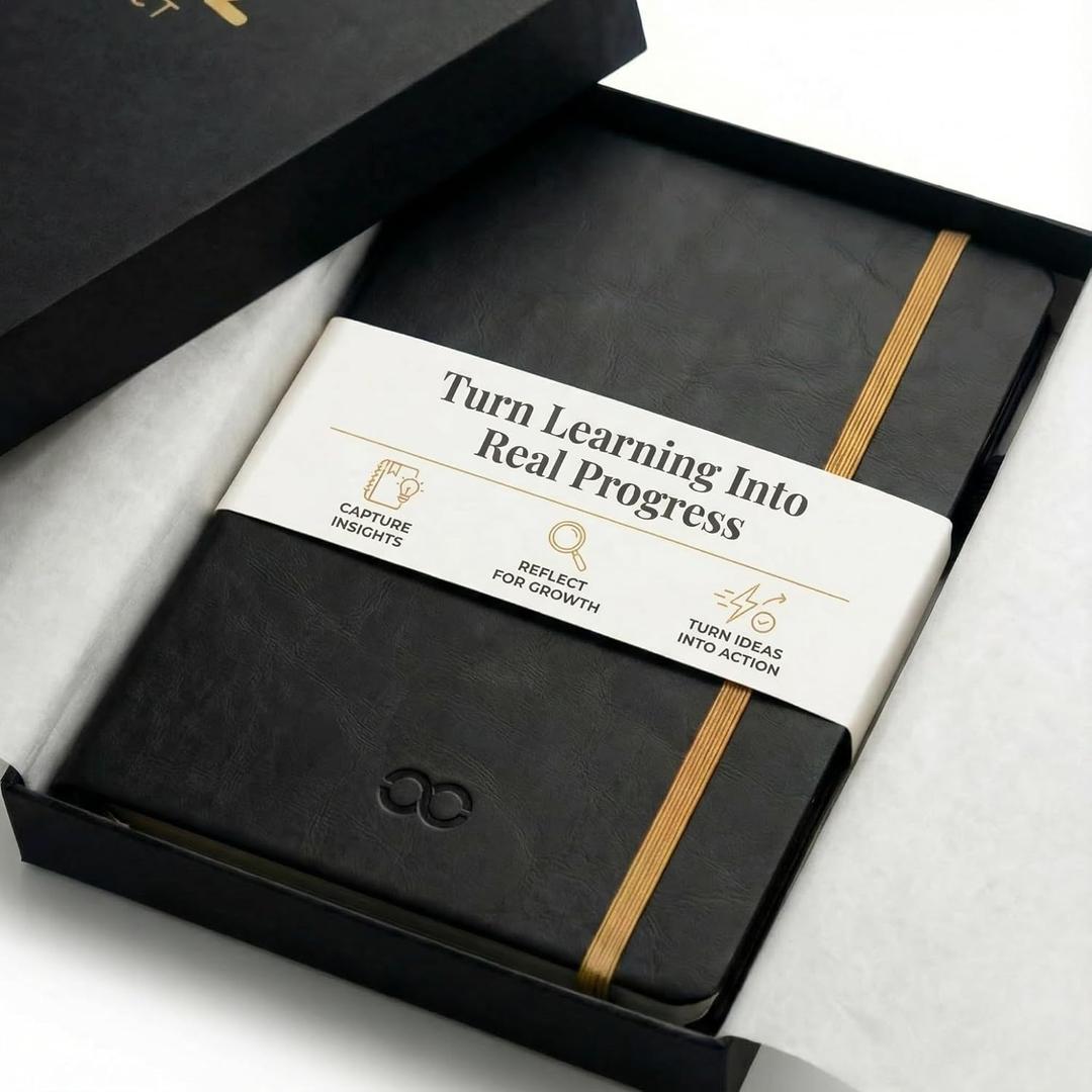 Mooz Impact Journal  Execution System for Entrepreneurs | Capture Insights, Reflect Clearly, Act Consistently | Premium Hardcover, 200 GSM Paper