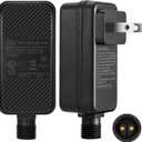 2 Pieces Class 2 Power Supply LED Transformer Replacement Outdoor Low Voltage Power Adapter for Christmas Rope Light Inflatable Decorations(12V30W 2.5A)