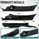 noblequest A Pillar Grab Handle Compatible with Driver Side A-Pillar Grab Handle for Toyota Tacoma Gen 4th (2024-2026), OEM-Style Texture,Installed Tightly and No Creaking Noise