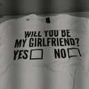 Ask Her Will You Be My Girlfriend Valentine's Day T-Shirt size M