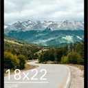 Wood 18x22 Picture Frame Black for Wall Hanging, 18 x 22 Frame Photo Frame for Wall Horizontally or Vertically, Black, 1 Pack