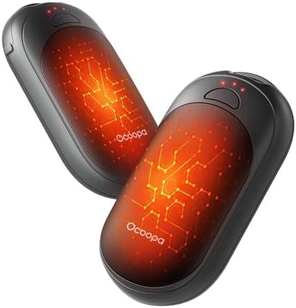 OCOOPA Magnetic Hand Warmers Rechargeable 1 Pack, UL Safety Heat 100-126°F, 3-Settings, Pocket-Sized, Max. 8 Hrs Long Lasting,Great for Raynauds, Golf, Hunting, Camping, Gifts for Men Women, UT3 Lite