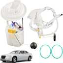 Electric Fuel Pump Module Assembly with Sending Unit Compatible with 2005-2015 Chrysler 300 Dodge Charger Magnum Challenger Left Driver Side & Right Passenger Side Replaces 5136022 5136023