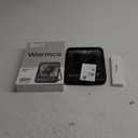 Warmco 10000mAh Portable Travel Fan 7-inch, Max 24H Runtime, Ultra-thin Quiet Rechargeable Battery Operated Desk Fan with Digital Display for Camping, Office, Bedroom, Cruise Essentials (Black)