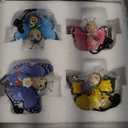 Set of 4 Butterfly Sitters Figurines