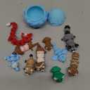 3D Printed Animal Figurines Set, Articulated Animal Figurines,Fidget Toys, Flexible Desk Decor, Party Favor, Gifts for Girls and Boys, Office Desk Pets, School Gifts (Classic-09)